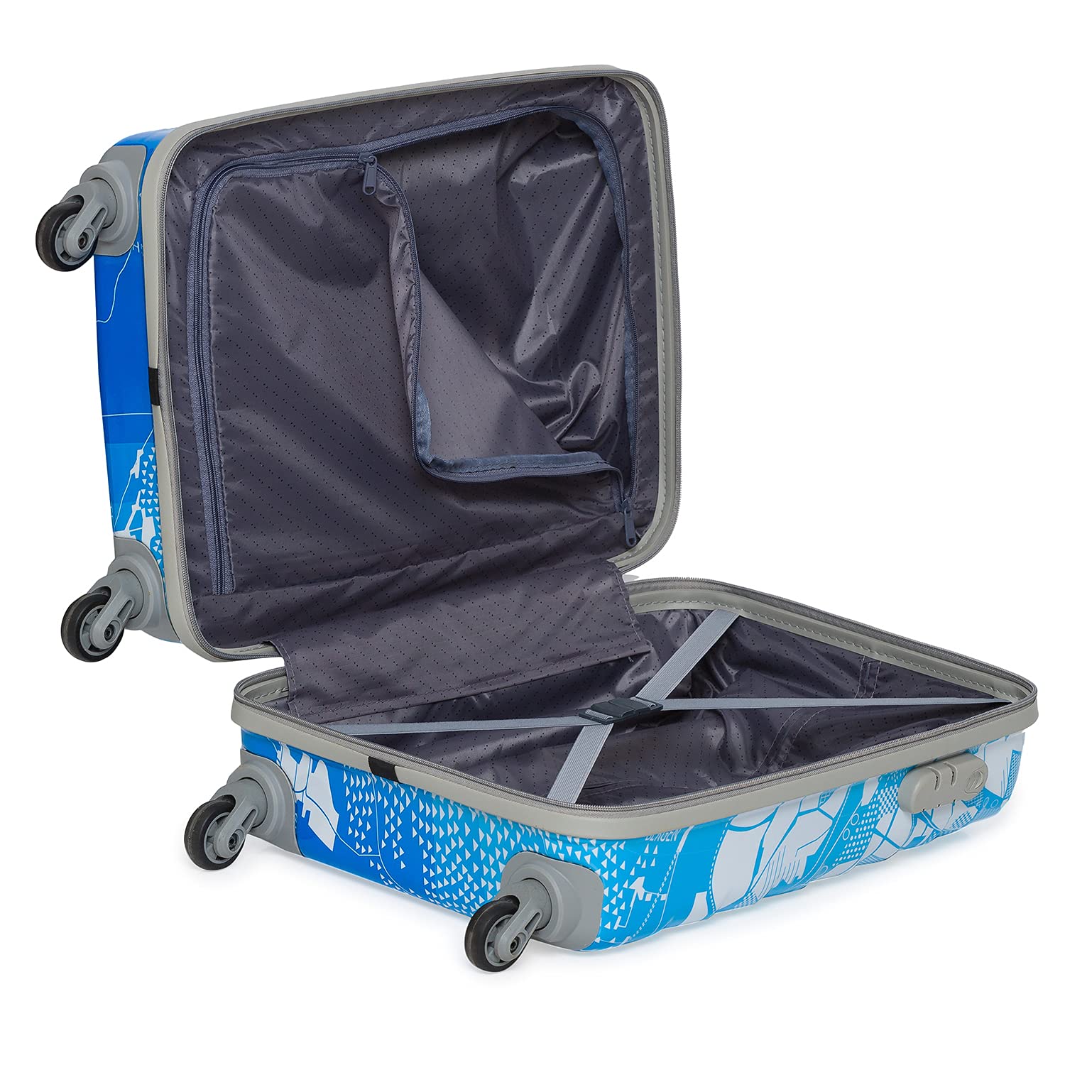 SafePro JSB 18x7x32-Inch Blue Jumbo Shopping Bags, 250/CS